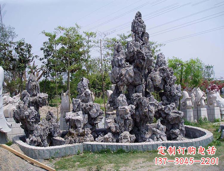 温州用心雕刻,灵璧石奇石假山雕塑