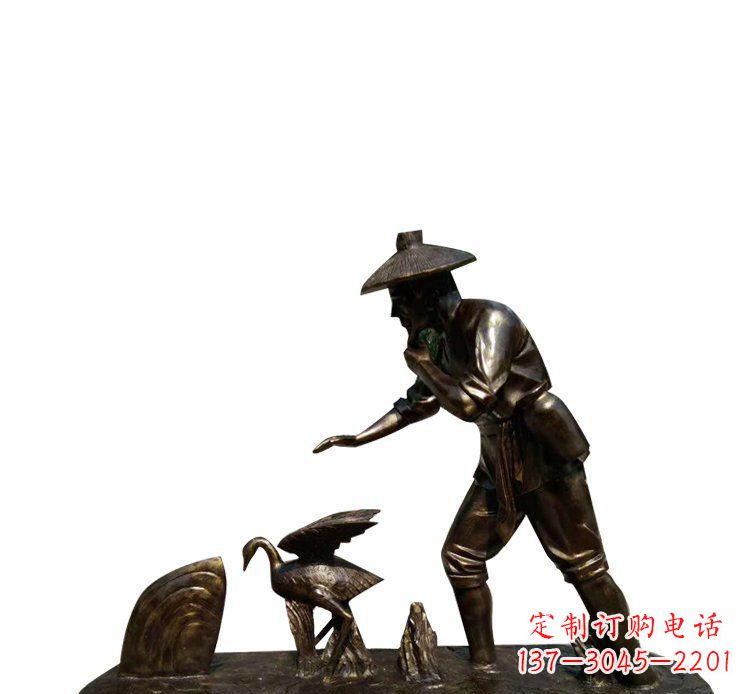 温州精湛工艺,精致鸬鹚雕塑