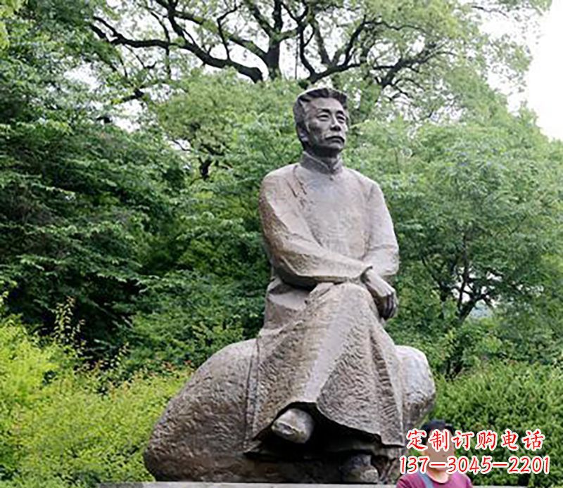 温州倾情打造鲁迅公园手工雕塑