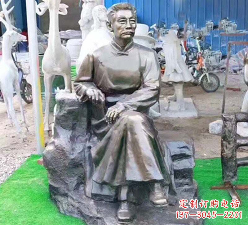 温州鲁迅铜雕塑,铸就永恒传奇