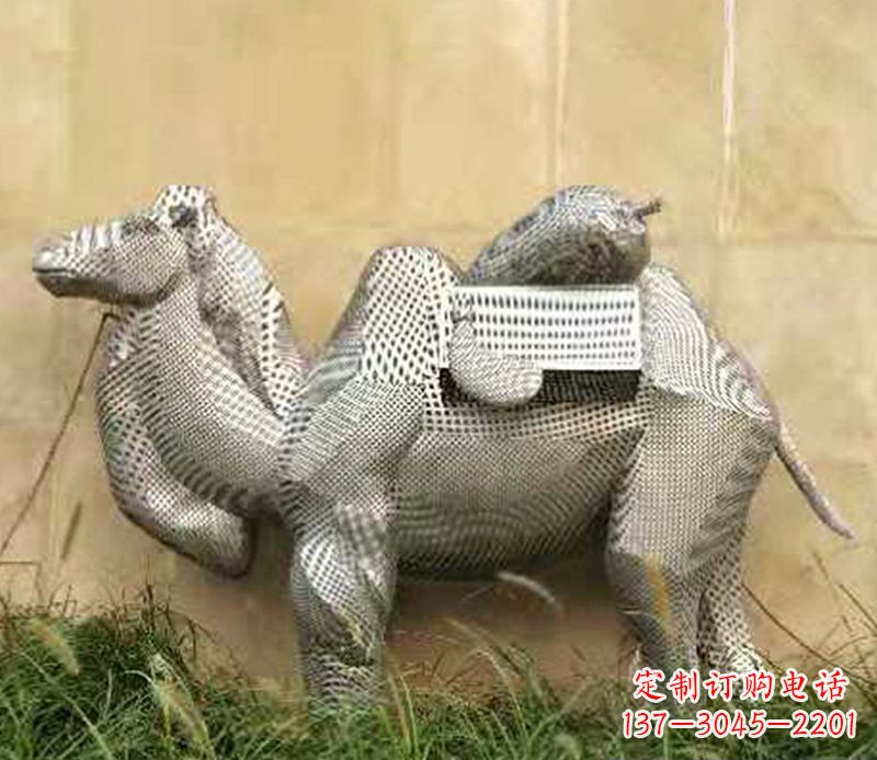 温州骆驼不锈钢户外雕塑