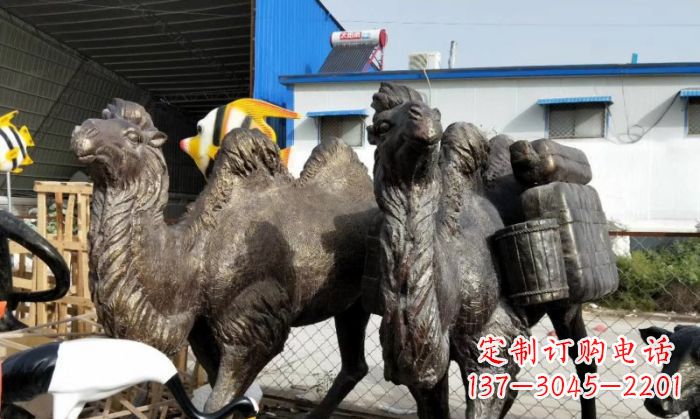温州骆驼铜雕塑,刻画最精致的美丽