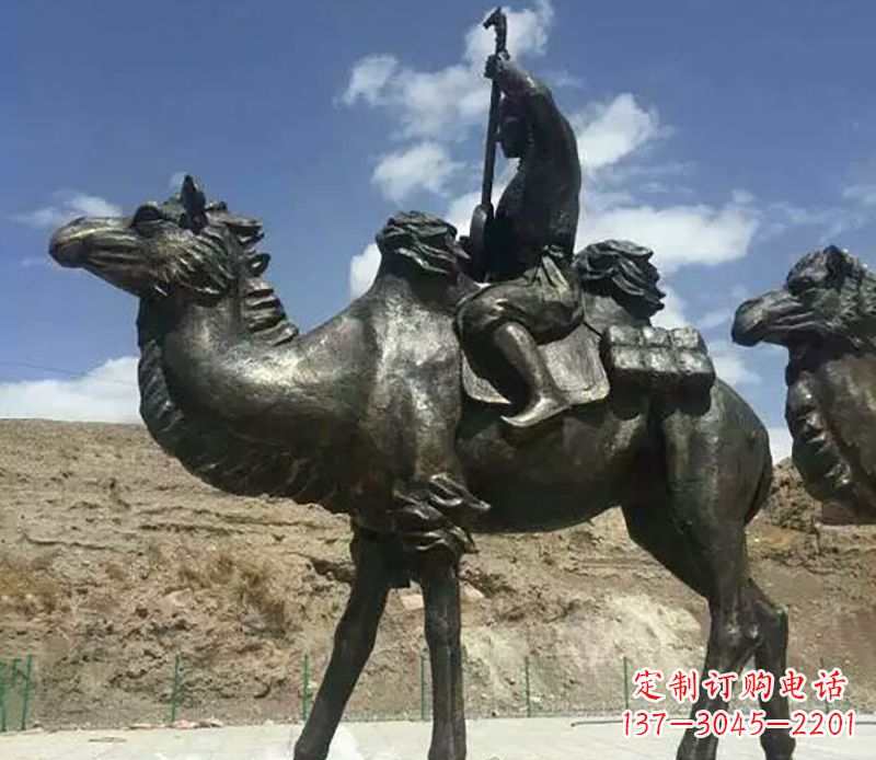 温州骆驼铜雕，雕塑定制制造商