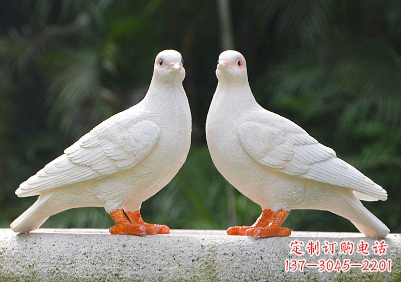 温州华丽和平鸽雕塑,缔造美好新世界