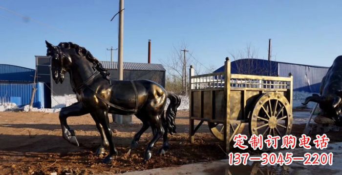 温州华丽复古,名车贵族,精美马车雕塑