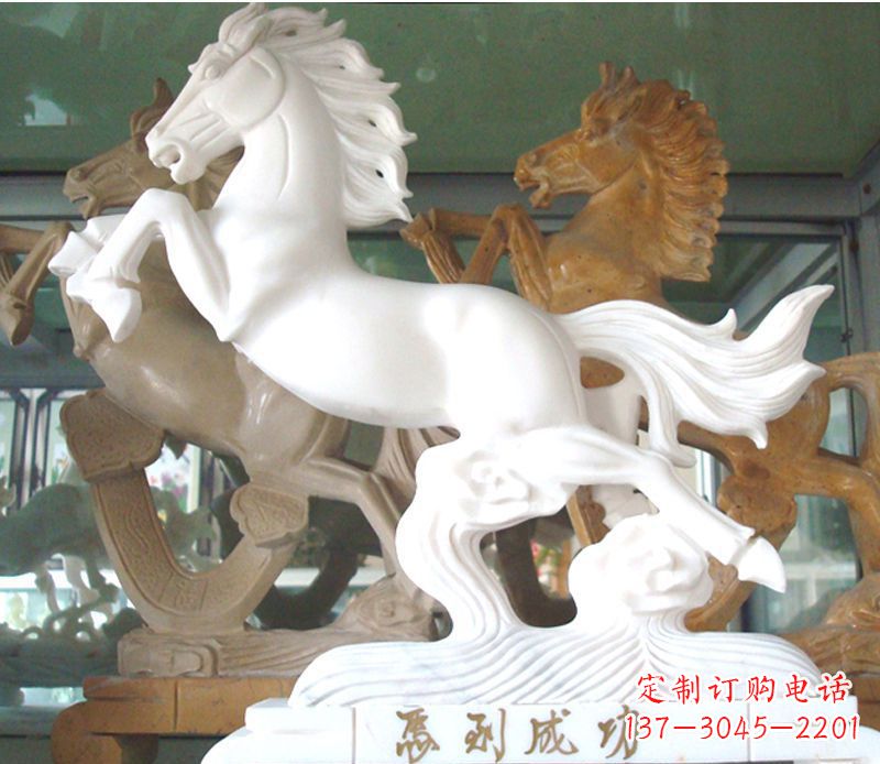 温州精美马到成功景观石雕