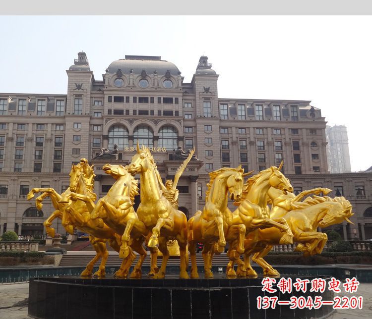 温州马动物铜雕，令您流连忘返