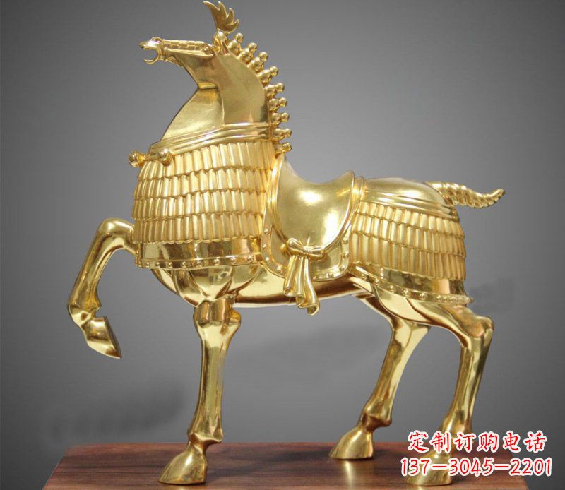 温州马公园动物铜雕让您的生活充满动态