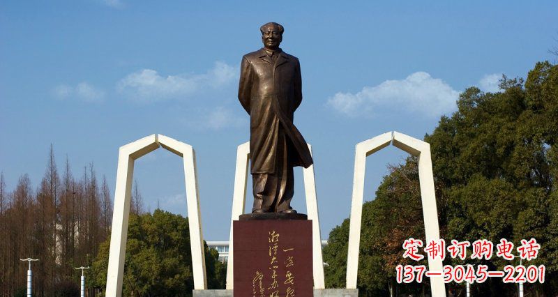 温州纪念性毛主席铜雕，您的精致礼物
