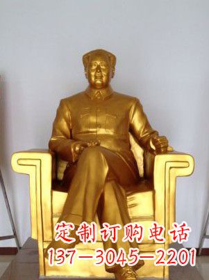 温州毛主席铜雕塑——艺术细节表达人民热爱