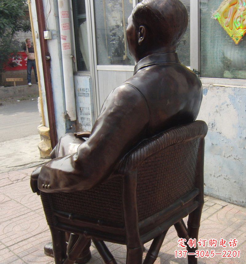 温州伟大领袖铜雕塑,缅怀毛主席伟大的一生