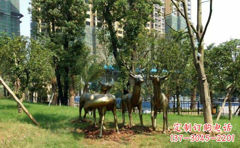 温州青铜雕刻的梅花鹿,给您的生活带来另一种美感