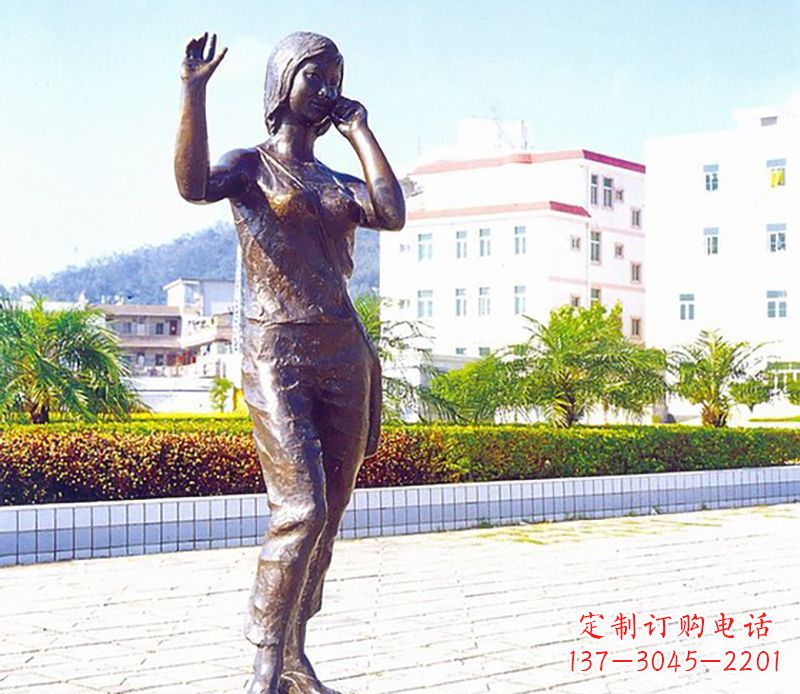 温州美女雕塑——一种经典的室外观赏雕塑