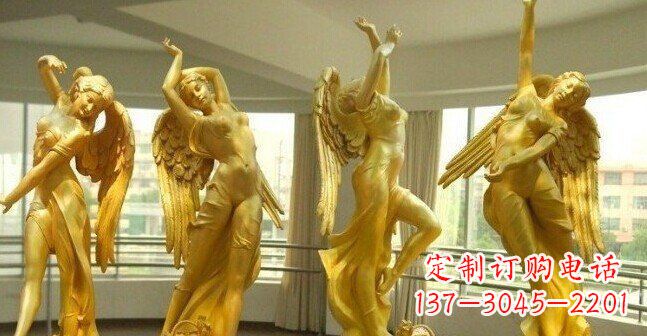 温州西方天使雕塑,精美绝伦
