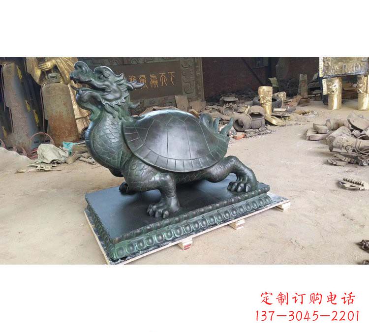 温州青铜古风龙雕塑，精致外形美轮美奂