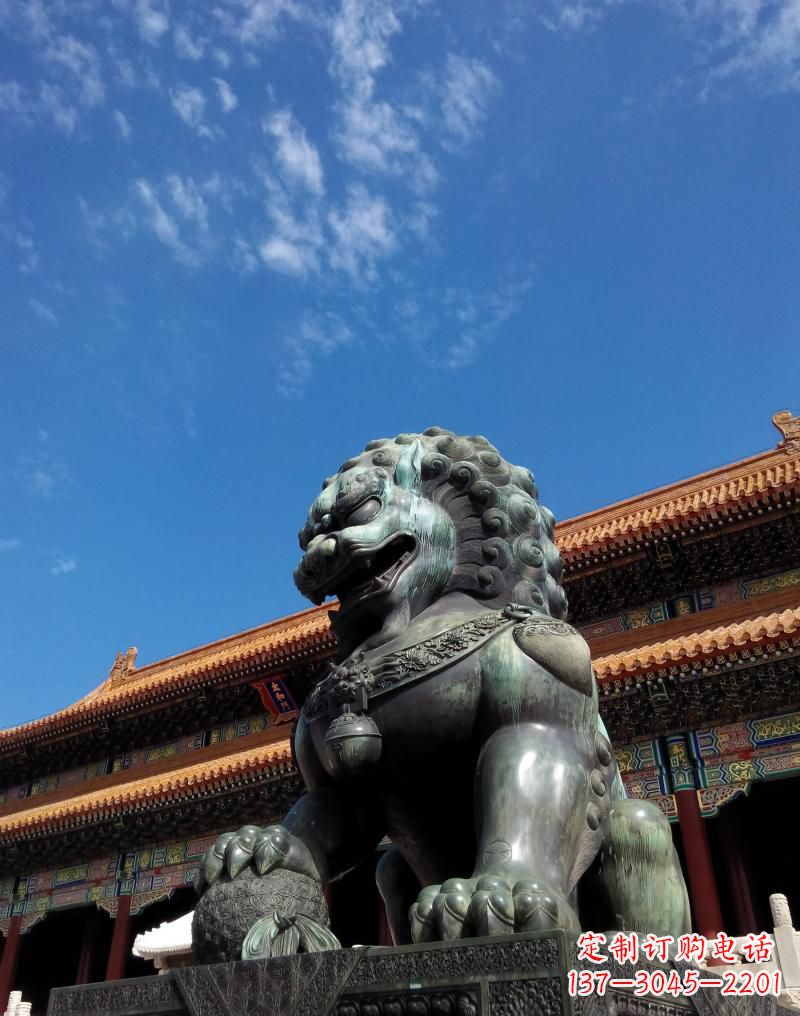 温州铜雕狮子,传承古典文化