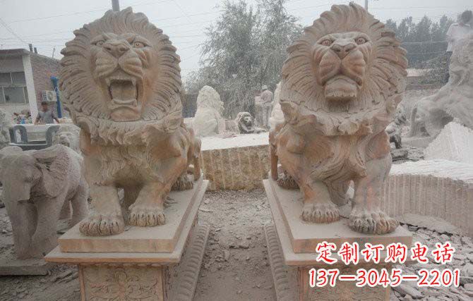 温州中领雕塑狮子雕塑给您带来动人心弦