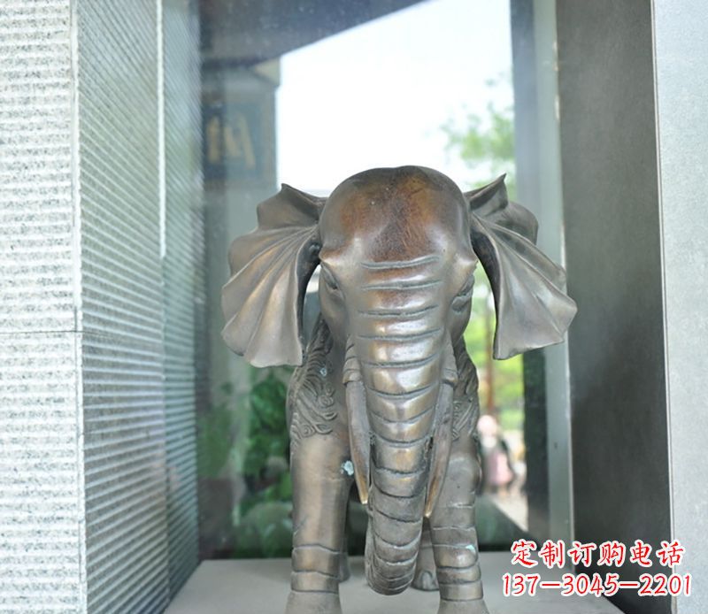 温州艺术象征——门口镇宅大象铜雕