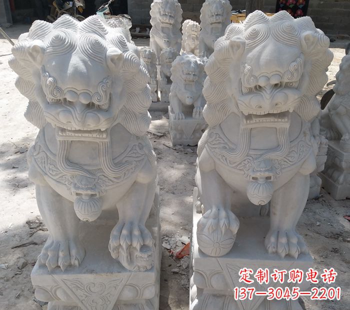 温州象征力量的狮子雕塑