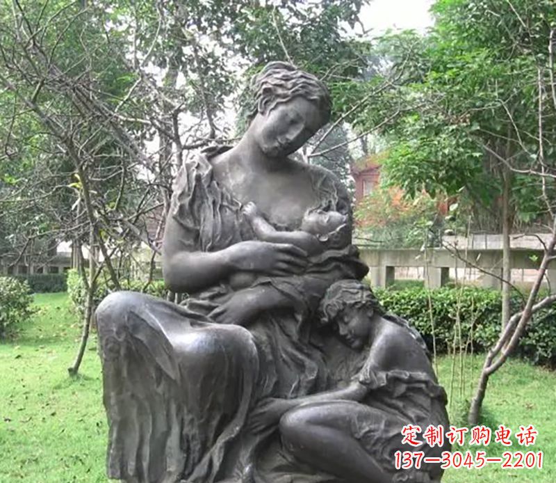 温州铸造母爱——母亲铜雕塑