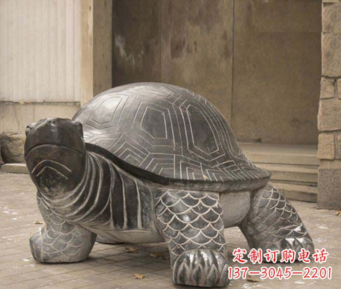 温州精美乌龟石雕把您的母子激情表达出来