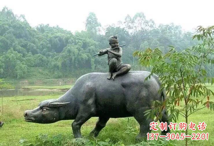 温州艺术精美的牧童铜雕