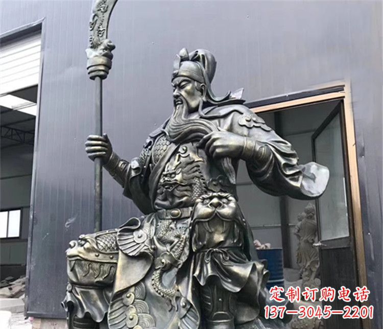 温州高雅典雅的关公铜雕