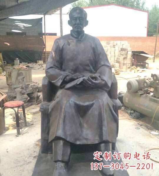 温州蔡元培铜雕:让你的精神耀眼发光