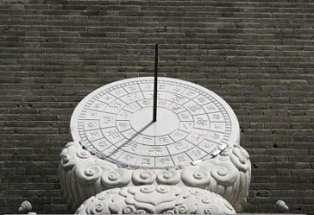 温州花岗岩古代计时器日晷雕塑