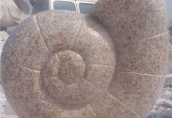 温州花岗岩蜗牛石雕|质感细腻的蜗牛雕塑