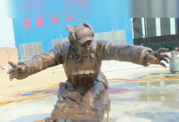 温州黄继光校园英雄铜雕：传承伟大精神
