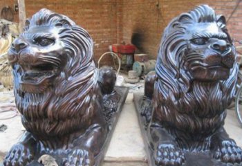 温州汇丰狮子铜雕塑是由中领雕塑制作的一款狮子…