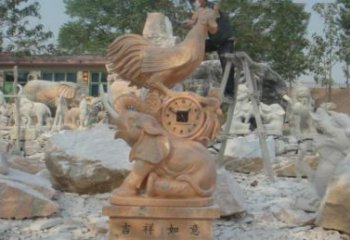 温州精美的公鸡石雕，带您回到传统