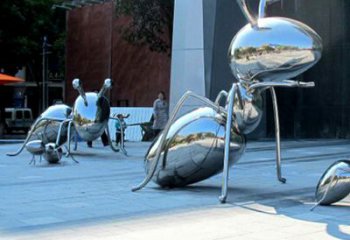 温州优雅而不凡的蚂蚁不锈钢雕塑