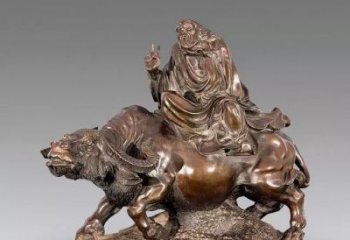 温州专业的老子铜雕，品质来自中领雕塑