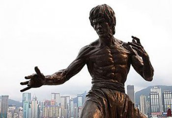 温州李小龙铜雕，为您展现明星的精彩！