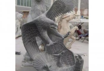 温州中领雕塑推出的石雕老鹰是一款充满生机与力…