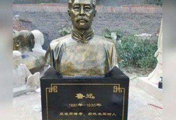 温州传承伟大精神，让浓烈精神活跃于每一个家庭——鲁迅胸像铜雕