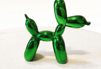 温州绿色气球狗雕塑——精美设计，助您实现室内梦想装饰