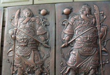 温州门神铜浮雕