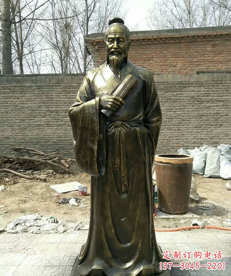 温州领雕塑：以张仲景铜雕为典范的传统工艺