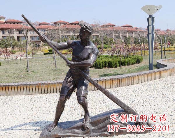温州传道受业解惑的男子雕塑