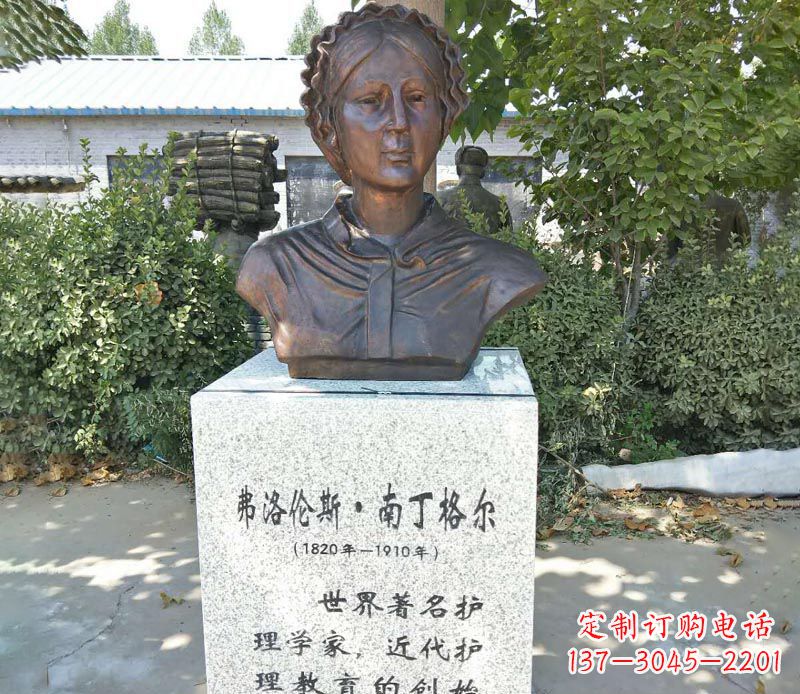 温州贴近历史的精致南丁格尔铜雕