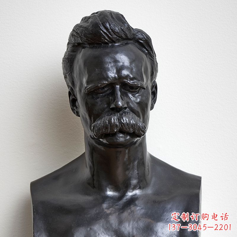 温州尼采石雕头像,独特而华丽