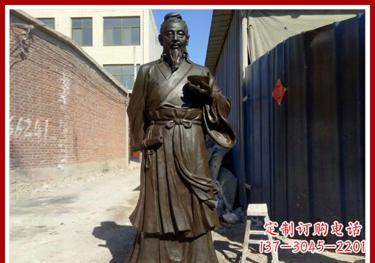 温州中领雕塑的精品杜康铜雕将传统文化与现代工…