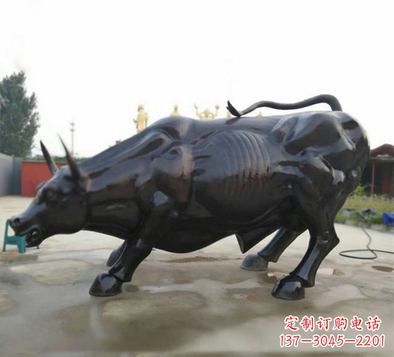 温州定制牛铜雕塑,品质卓越!
