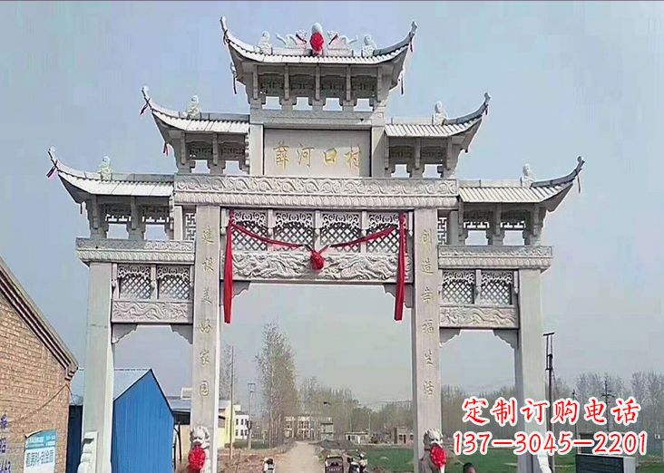 温州石牌坊雕塑,让您定制属于自己的雕塑!