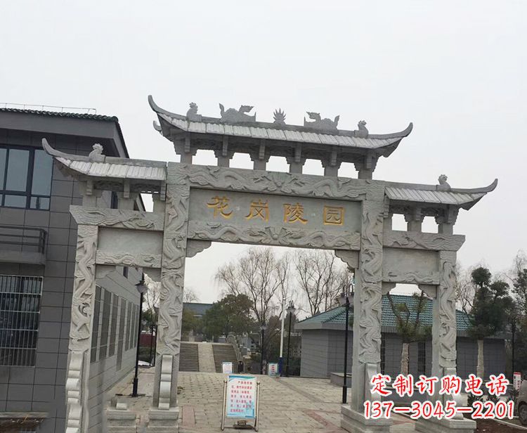 温州精美牌楼石雕,精致雕琢精美臻品