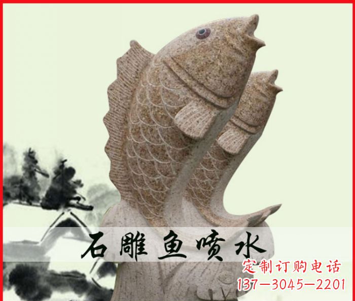 温州艺术级鲤鱼雕塑,精致装点您的喷水公园