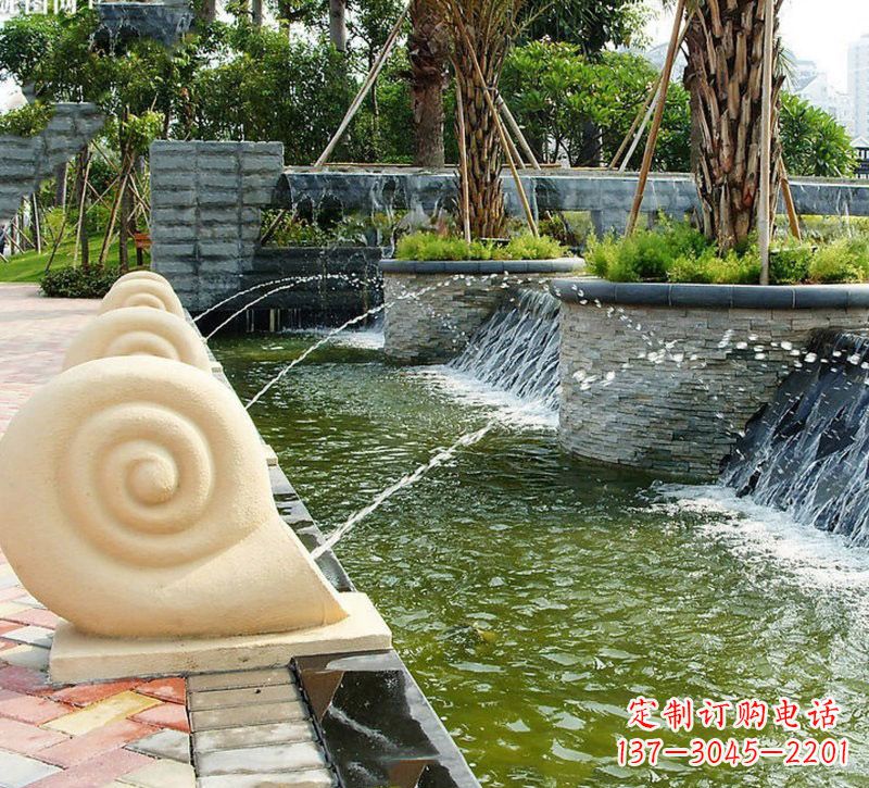 温州蜗牛石雕塑|带你走进自然的美丽